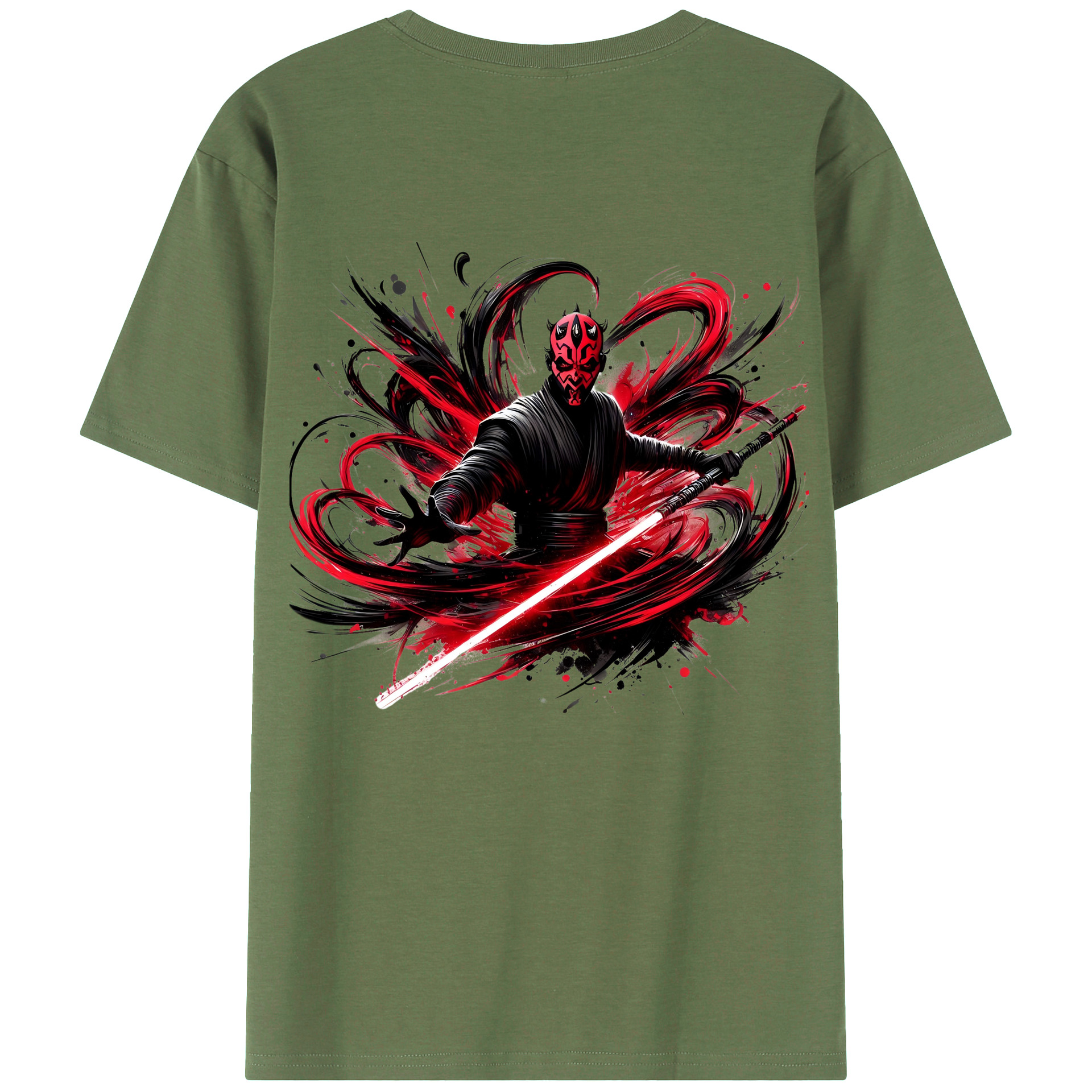 （画像用） スター・ウォーズ Star Wars 綿100％ メンズ半袖Tシャツ（バックプリント） 通気性